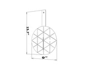 Minuet Wall Clock in Red - 760-MIN-MT192102