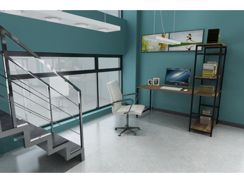 Mira Study Desk in Walnut - 790-MIR-SD-WL