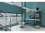Mira Study Desk in Walnut - 790-MIR-SD-WL