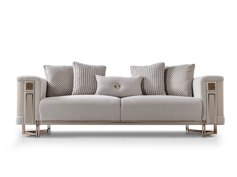 Mirage 3-pieces (Sofa & Loveseat & Chair) Livingroom Set - Gold - 200-ST-MIR-KENZO20-GOL-321