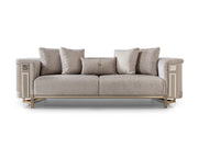 Mirage Stationary Loveseat - Gold - 200-ST-MIR-KENZO20-GOL-2
