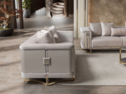 Mirage Stationary Loveseat - Gold - 200-ST-MIR-KENZO20-GOL-2