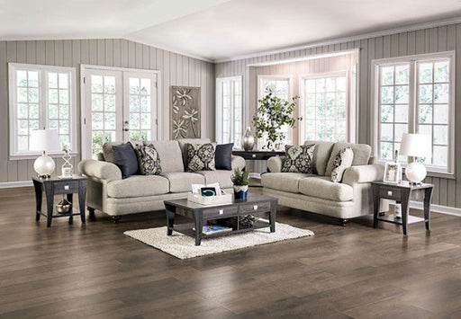 Miramar Beige/Charcoal Loveseat - SM6442-LV