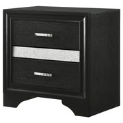 Miranda 3-drawer Nightstand Bedside Table Black - 206362