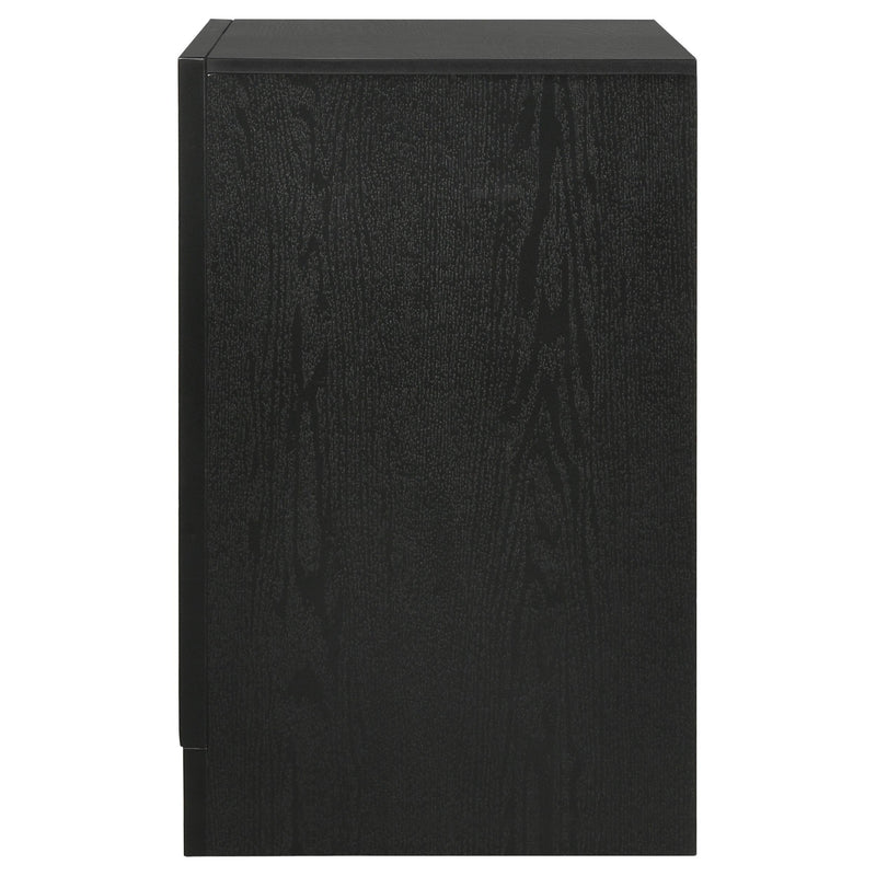 Miranda 3-drawer Nightstand Bedside Table Black - 206362