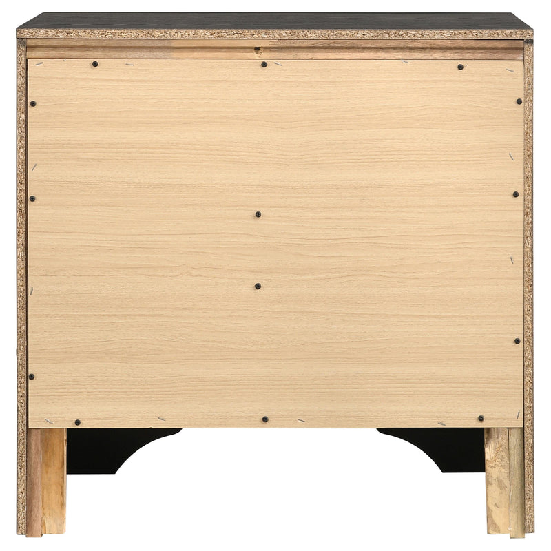 Miranda 3-drawer Nightstand Bedside Table Black - 206362