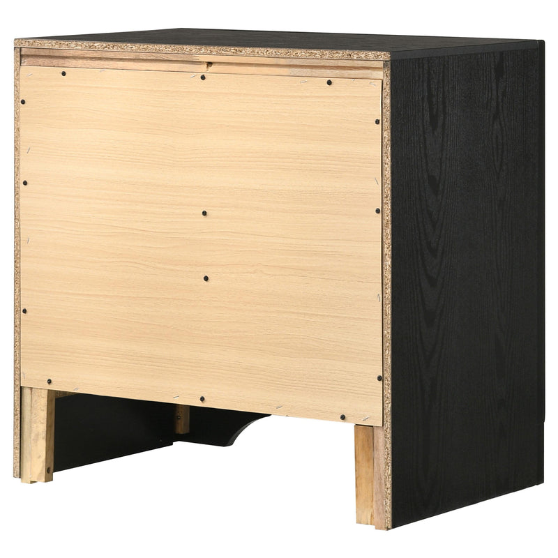 Miranda 3-drawer Nightstand Bedside Table Black - 206362