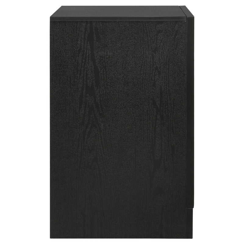 Miranda 3-drawer Nightstand Bedside Table Black - 206362