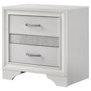 Miranda 3-drawer Nightstand Bedside Table White - 205112