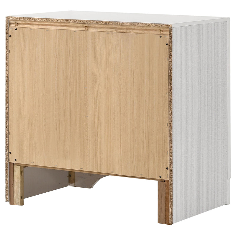 Miranda 3-drawer Nightstand Bedside Table White - 205112