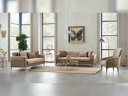 Miranda 3-pieces (Sofa & Loveseat & Chair) Livingroom in Beige - 200-SIM-MIR-GIRNE04-321