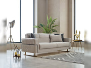 Miranda 3-pieces (Sofa & Loveseat & Chair) Livingroom in Beige - 200-SIM-MIR-GIRNE04-321