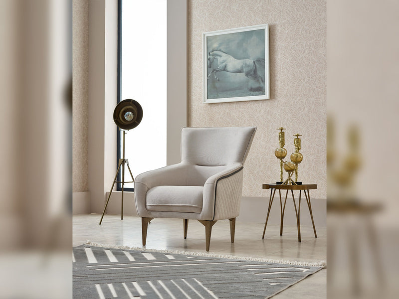 Miranda 3-pieces (Sofa & Loveseat & Chair) Livingroom in Beige - 200-SIM-MIR-GIRNE04-321