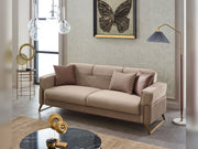 Miranda 3-pieces (Sofa & Loveseat & Chair) Livingroom in Beige - 200-SIM-MIR-GIRNE04-321