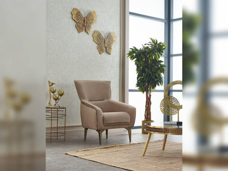 Miranda 3-pieces (Sofa & Loveseat & Chair) Livingroom in Beige - 200-SIM-MIR-GIRNE04-321