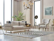 Miranda 3-pieces (Sofa & Loveseat & Chair) Livingroom in Beige - 200-SIM-MIR-GIRNE04-321