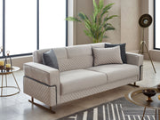Miranda 3-pieces (Sofa & Loveseat & Chair) Livingroom in Beige - 200-SIM-MIR-GIRNE04-321