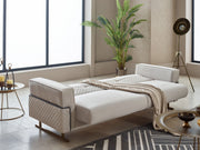 Miranda 3-pieces (Sofa & Loveseat & Chair) Livingroom in Beige - 200-SIM-MIR-GIRNE04-321