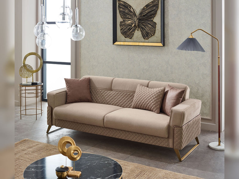 Miranda 3-pieces (Sofa & Loveseat & Chair) Livingroom in Grey - 200-SIM-MIR-GIRNE02-321