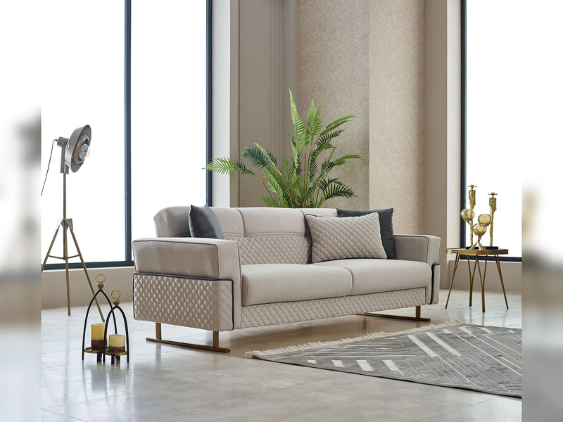 Miranda 3-pieces (Sofa & Loveseat & Chair) Livingroom in Grey - 200-SIM-MIR-GIRNE02-321