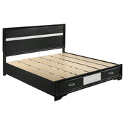 Miranda 4-piece Eastern King Bedroom Set Black - 206361KE-S4