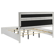 Miranda 4-piece Eastern King Bedroom Set White - 205110KE-S4