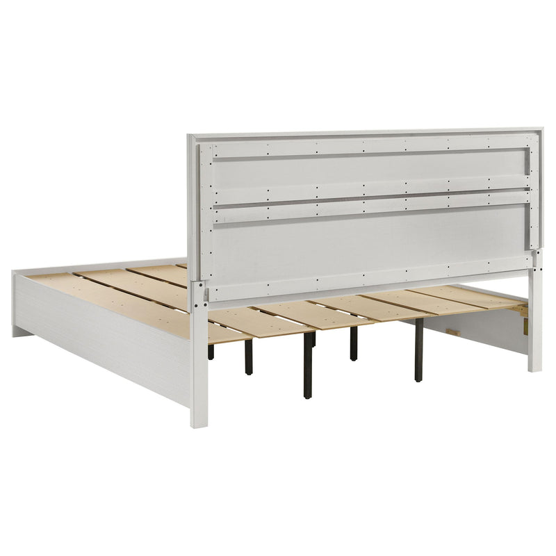 Miranda 4-piece Eastern King Bedroom Set White - 205111KE-S4