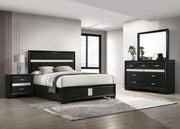 Miranda 4-piece Full Bedroom Set Black - 206360F-S4