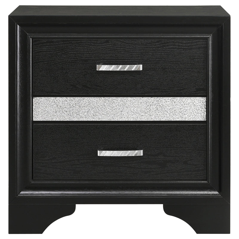 Miranda 4-piece Full Bedroom Set Black - 206360F-S4
