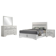 Miranda 4-piece Full Bedroom Set White - 205110F-S4