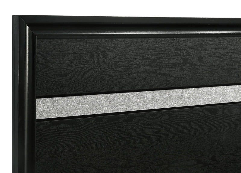 Miranda 4-piece Queen Bedroom Set Black - 206361Q-S4