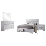 Miranda 4-piece Queen Bedroom Set White - 205111Q-S4