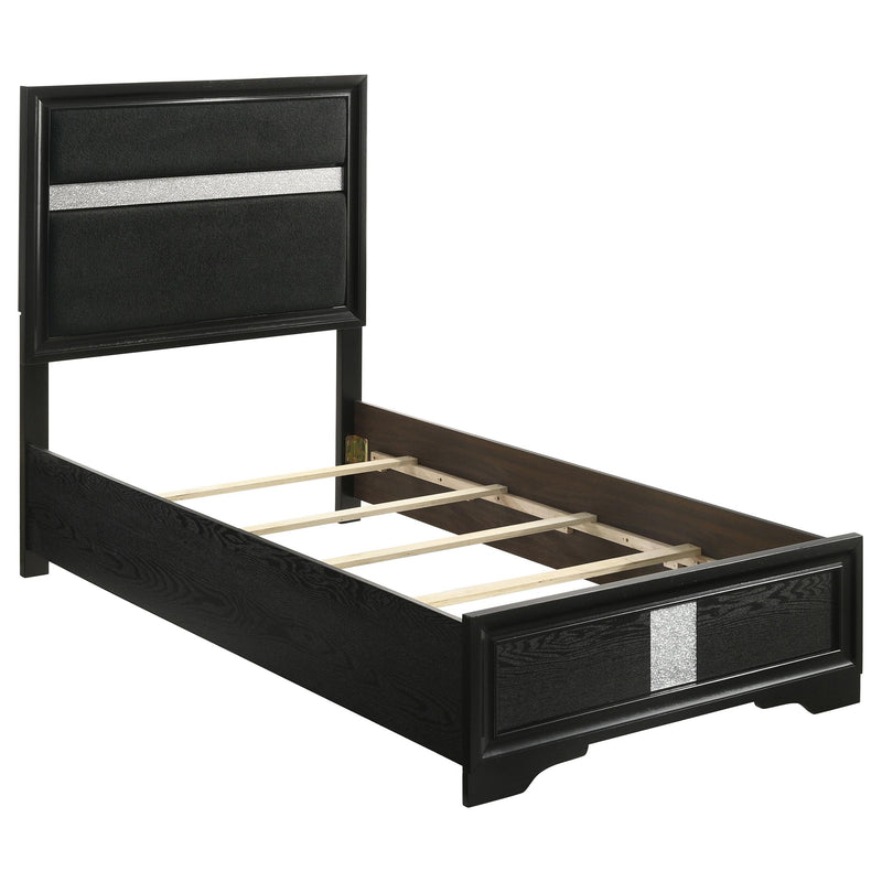 Miranda 4-piece Twin Bedroom Set Black - 206360T-S4