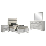 Miranda 4-piece Twin Bedroom Set White - 205110T-S4
