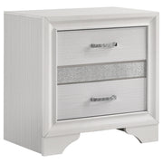 Miranda 5-piece Eastern King Bedroom Set White - 205110KE-S5