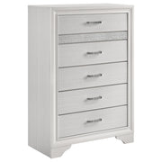 Miranda 5-piece Full Bedroom Set White - 205110F-S5