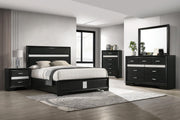 Miranda 5-piece Queen Bedroom Set Black - 206360Q-S5