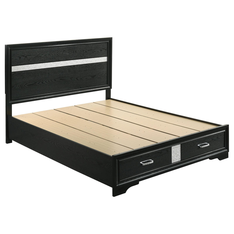 Miranda 5-piece Queen Bedroom Set Black - 206361Q-S5
