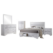 Miranda 5-piece Queen Bedroom Set White - 205111Q-S5