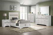 Miranda 5-piece Twin Bedroom Set White - 205110T-S5
