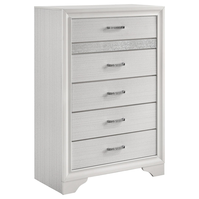 Miranda 5-piece Twin Bedroom Set White - 205110T-S5