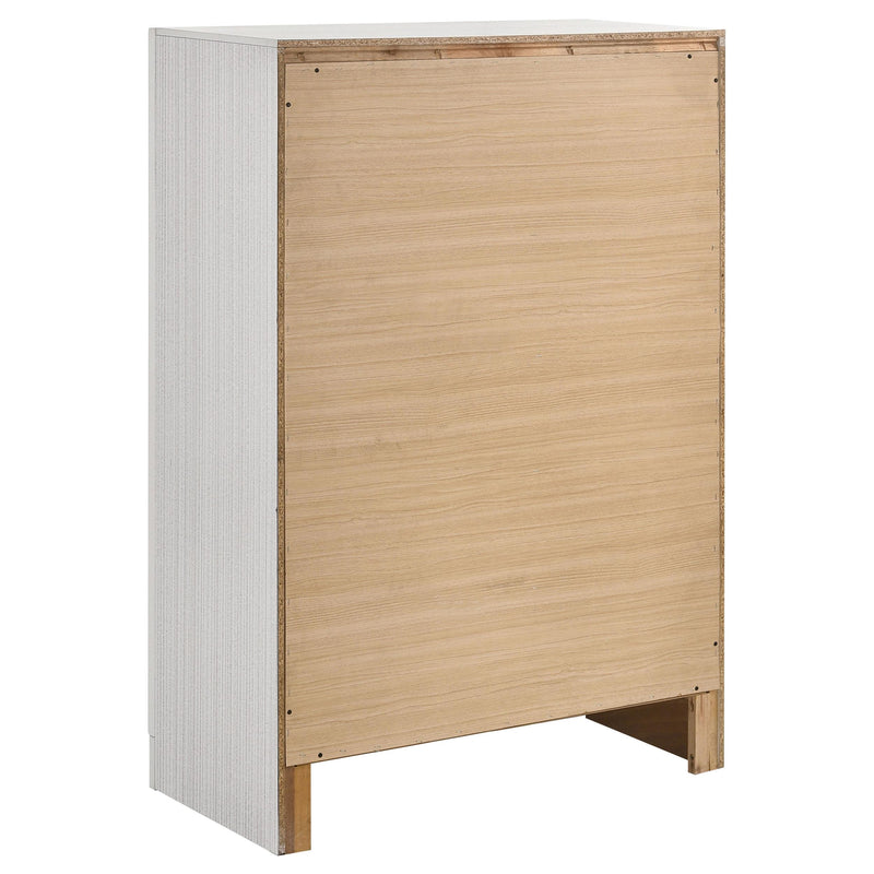 Miranda 5-piece Twin Bedroom Set White - 205110T-S5