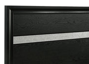 Miranda 51-inch Wood Full Storage Panel Bed Black - 206361F
