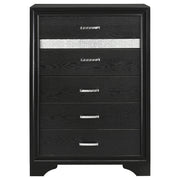 Miranda 6-drawer Bedroom Chest Black - 206365