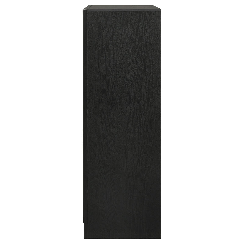 Miranda 6-drawer Bedroom Chest Black - 206365