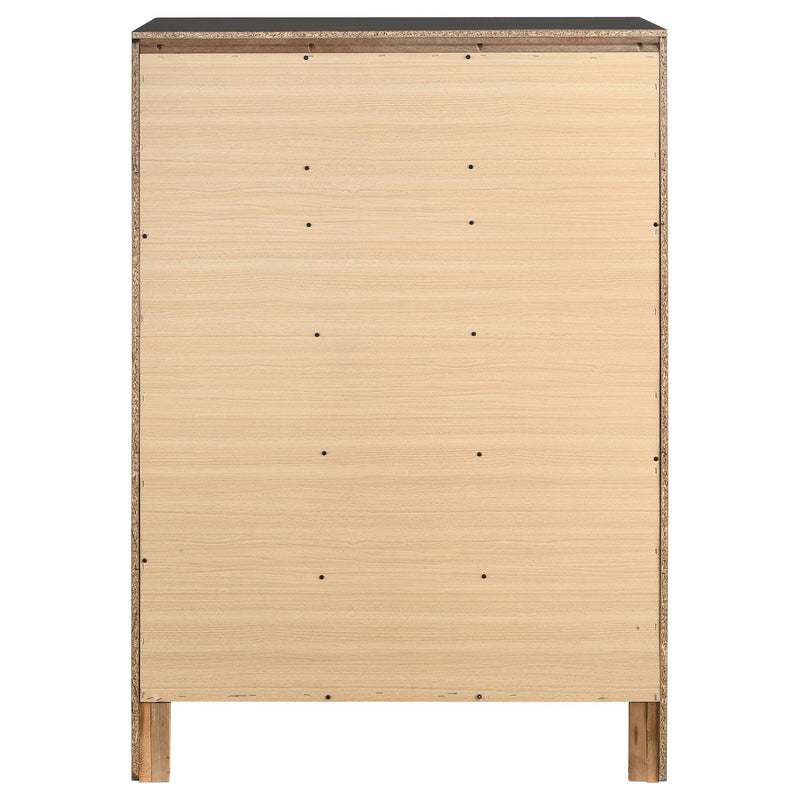 Miranda 6-drawer Bedroom Chest Black - 206365
