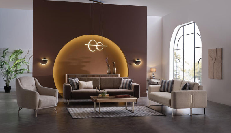 Mirante Beatto Cream 3-Seat Sleeper Sofa from Bellona - Luna Furniture