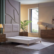 Mirante Cream Queen Lift Storage Bed from Bellona - Luna Furniture