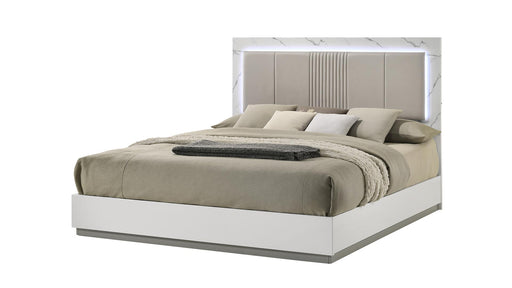 Mist King Bed White - Mist King Bed White