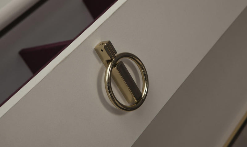 Mistral Nightstand (Opak White) 3 Pieces - Gate FurnitureNightstand